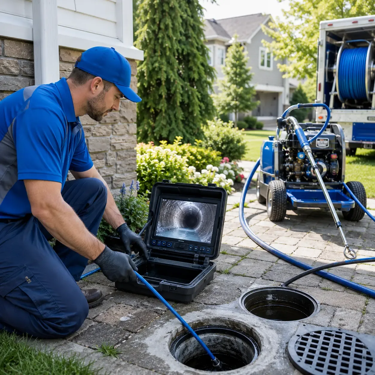 Outdoor drain cleaning professionals serving Lincoln University, PA